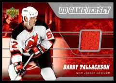 2006-07 Upper Deck UD Game Jersey Series 1 Barry Tallackson #J-BT New Jersey